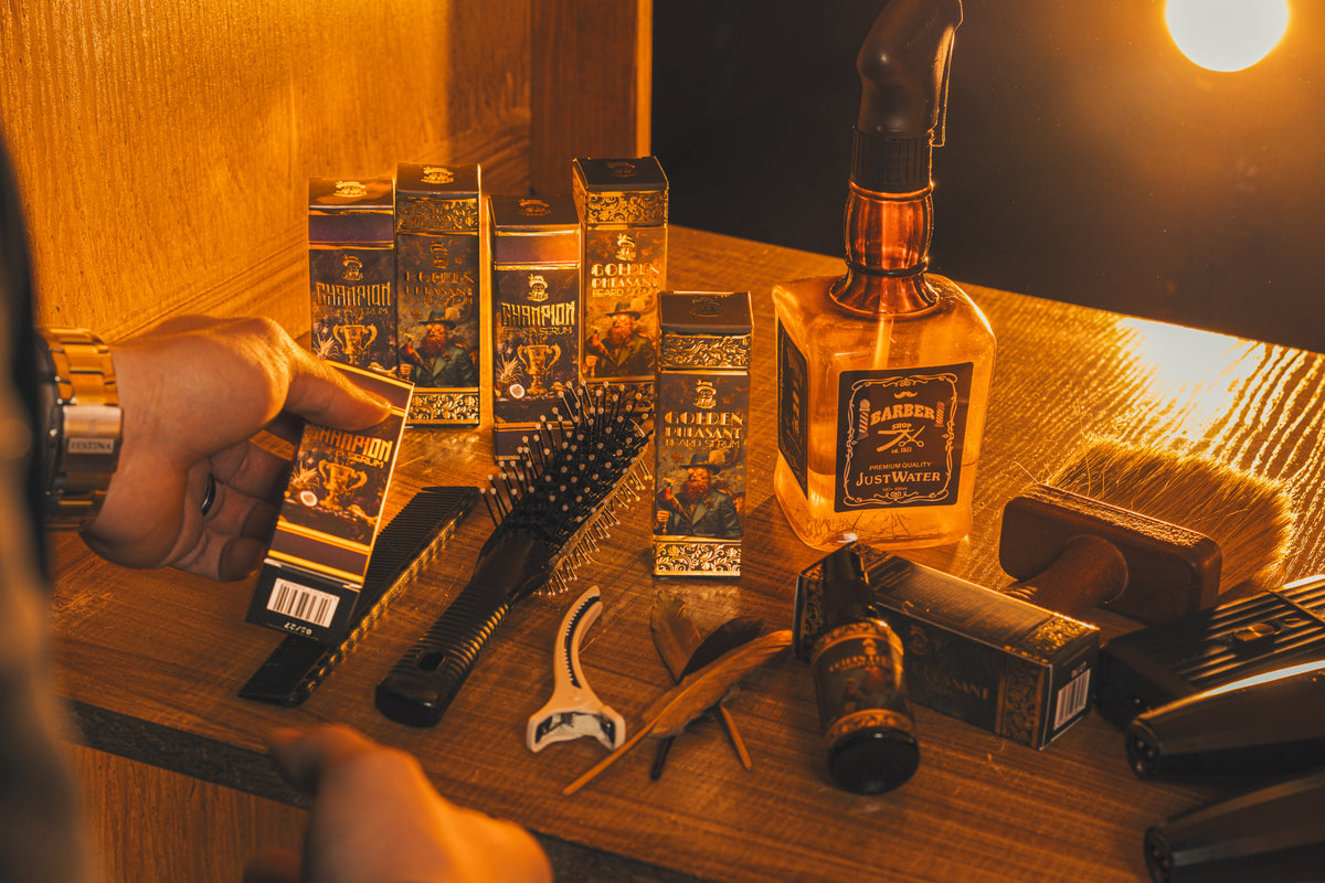 Zestaw serum do brody Champion + Golden Pheasant