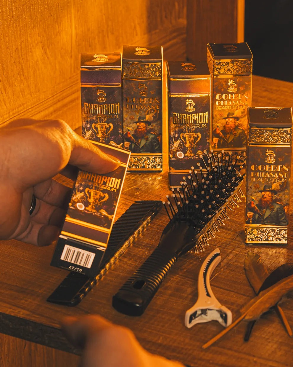 Zestaw serum do brody Champion + Golden Pheasant — zdjęcie 2