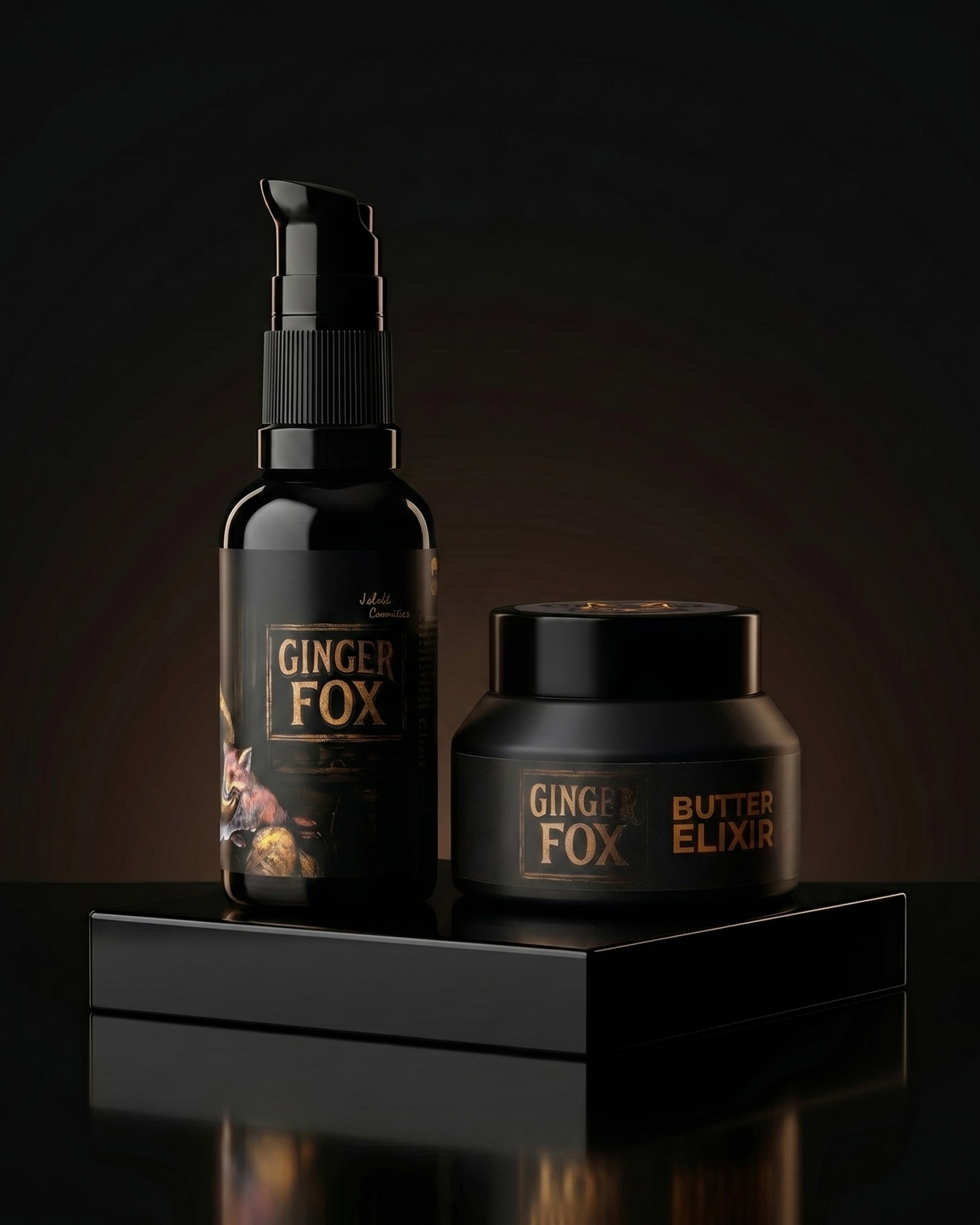 Zestaw balsam do brody Ginger Fox + olejek