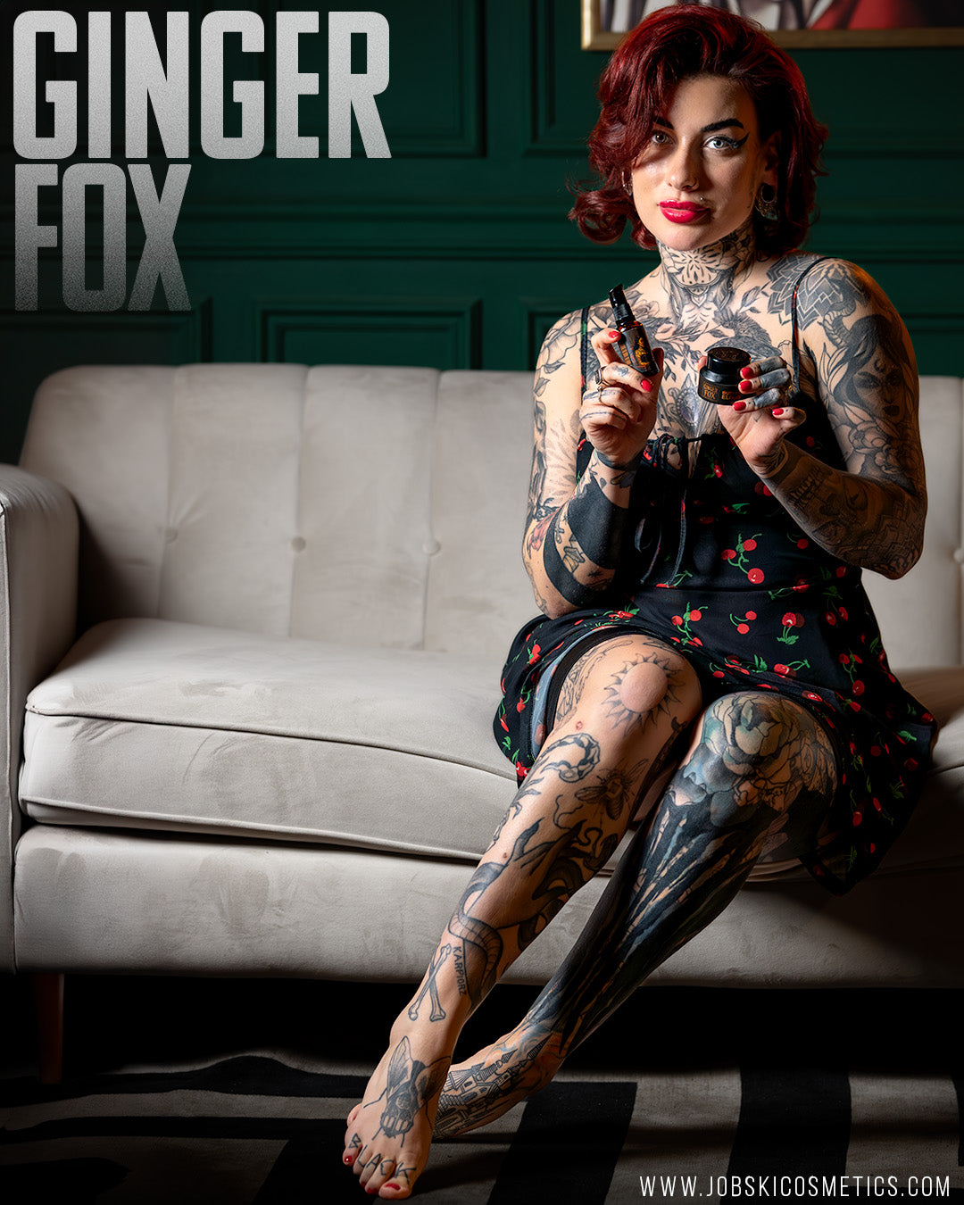 Kiki z olejkiem i Butter Elixir Ginger Fox Jobski Cosmetics